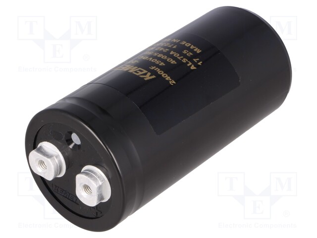 Capacitor: electrolytic; 2400uF; 450VDC; Leads: screw; ESR: 80mΩ