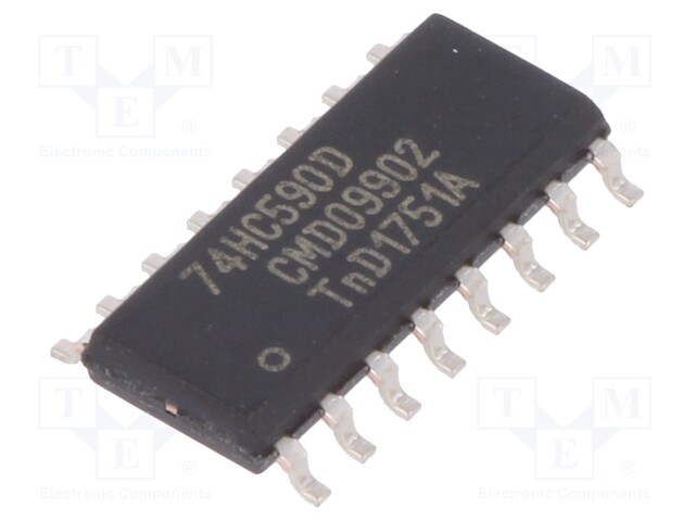 IC: digital; 3-state,8bit,binary up counter; Series: HC; SMD; SO16