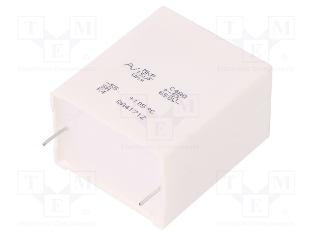 Capacitor: polypropylene; DC-Link; 15uF; ESR: 5.3mΩ; C4AQ; THT; ±5%