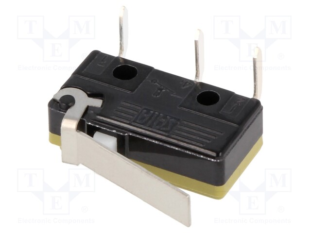 Microswitch SNAP ACTION; with lever; SPDT; 5A/250VAC; ON-(ON)
