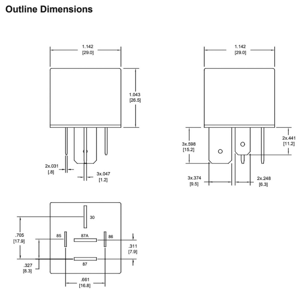 Relay: electromagnetic; SPST-NO; Ucoil: 12VDC; 80A; automotive