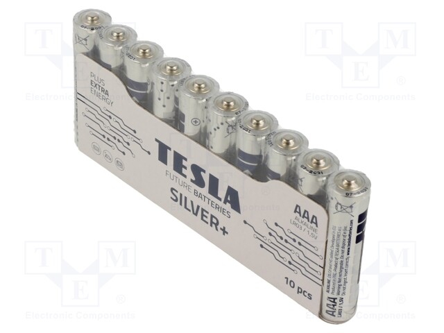 Battery: alkaline; 1.5V; AAA; non-rechargeable; Ø10.5x44.5mm