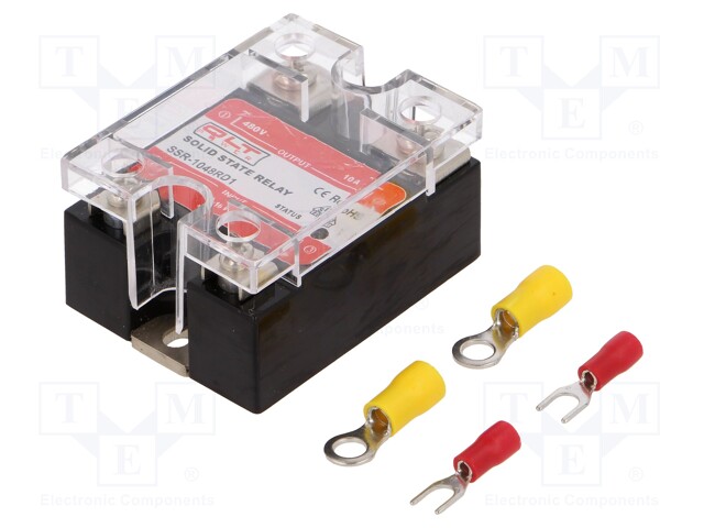 Relay: solid state; Ucntrl: 4÷16VDC; 10A; 44÷480VAC; Series: SSR-R