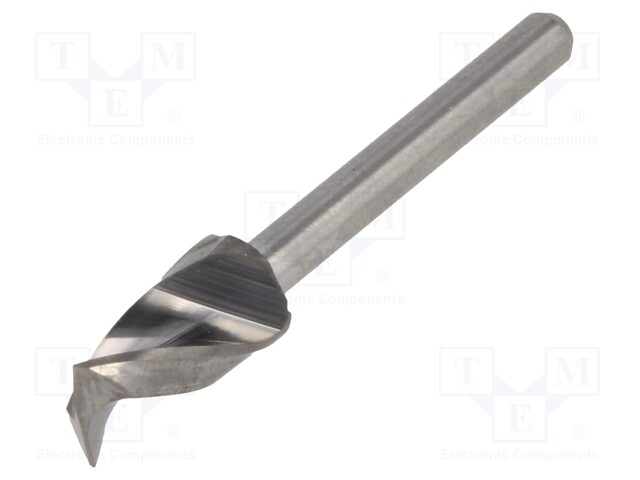 Drill bit; PCB; Ø: 6.35mm; L: 38.2mm; 1/8" (3,175mm)