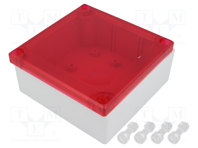 Enclosure: multipurpose; X: 104mm; Y: 113mm; Z: 53mm; ABS; grey; IP55