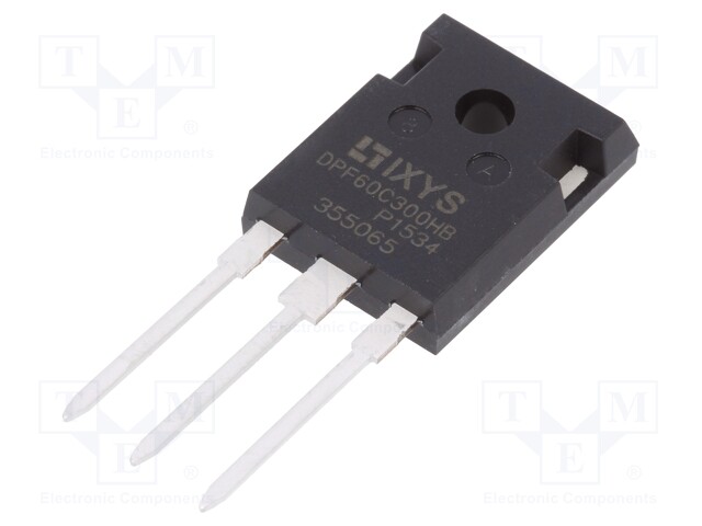 Module: diode; common cathode; 300V; If: 2x30A; TO247; Ufmax: 0.97V