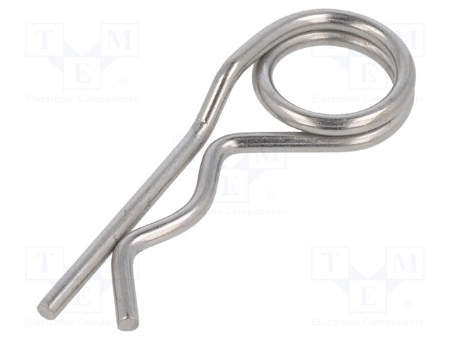 Cotter pin; stainless steel; Ø: 4mm; L: 94mm; Shaft dia: 18÷30mm