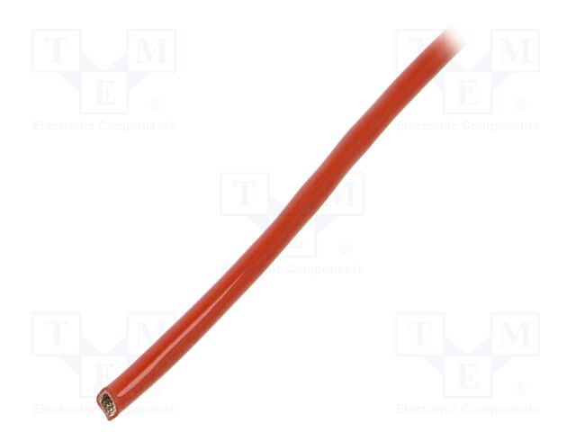 Insulating tube; fiberglass; brick red; -60÷250°C; Øint: 4mm