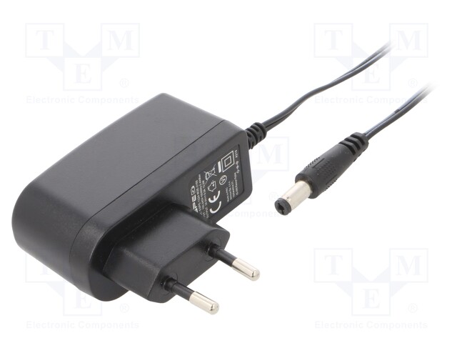 Power supply: switched-mode; constant voltage; 24VDC; 0.5A; 12W