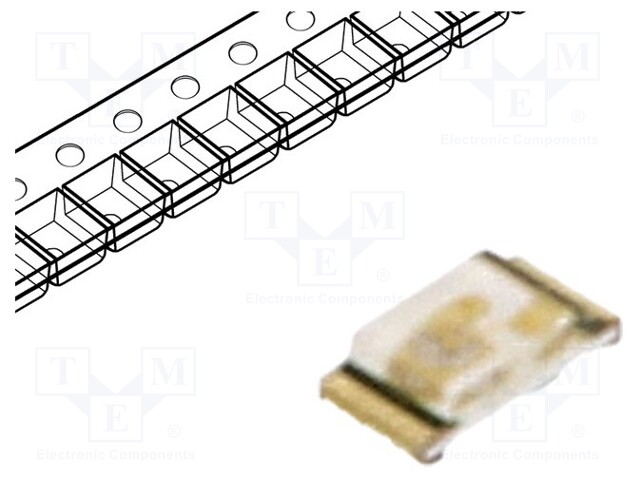 LED; SMD; 0603; green; 28÷280mcd; 1.6x0.8x0.35mm; 130°; 2.5÷3.1V