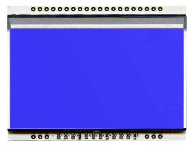 Backlight; LED; 68x51x3.6mm; blue