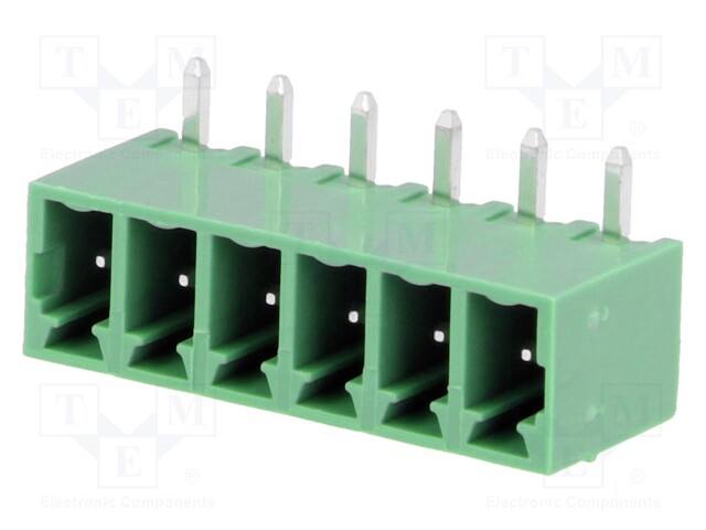 Pluggable terminal block; 3.81mm; ways: 6; angled 90°; socket