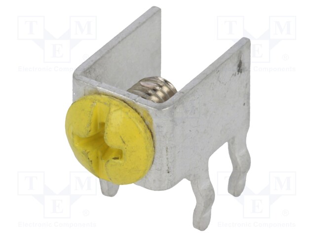 Terminal: screw terminal; THT,screw terminal; yellow; 7.5x5mm