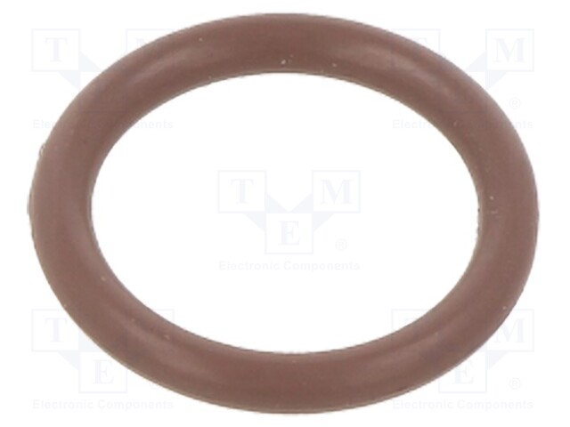 O-ring gasket; FPM; D: 2mm; Øint: 12mm; brown; -20÷200°C