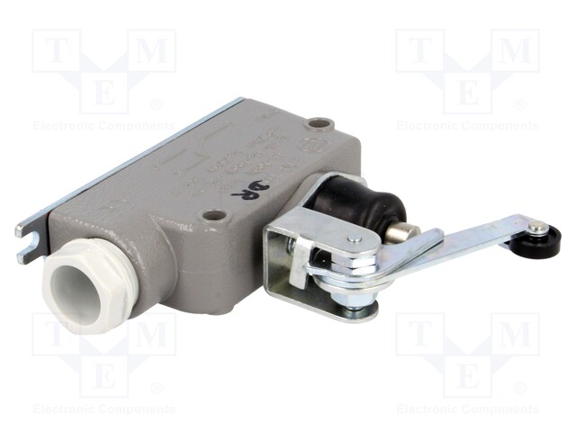 Limit switch; angled lever with roller; SPDT; 6A; max.400VAC