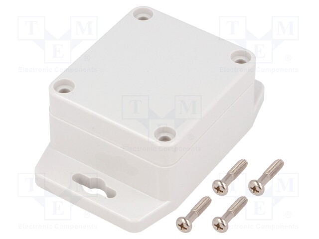 Enclosure: multipurpose; X: 58mm; Y: 64mm; Z: 35mm; with fixing lugs