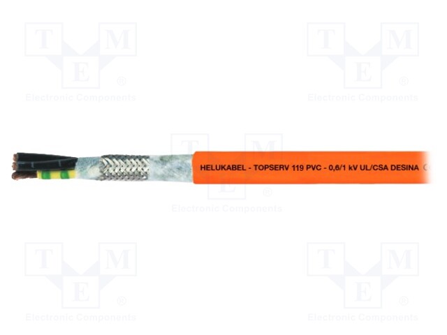 Wire; TOPSERV®119; stranded; Cu; 4G1,5mm2 + 2x(2x0,75)mm2; PVC