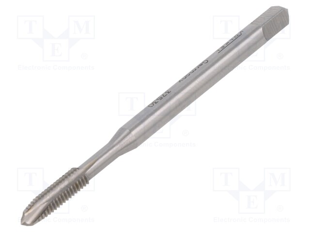 Tap; HSS-E; M4; 0.7; 63mm; to the through holes; 3,4mm; ISO2/6H