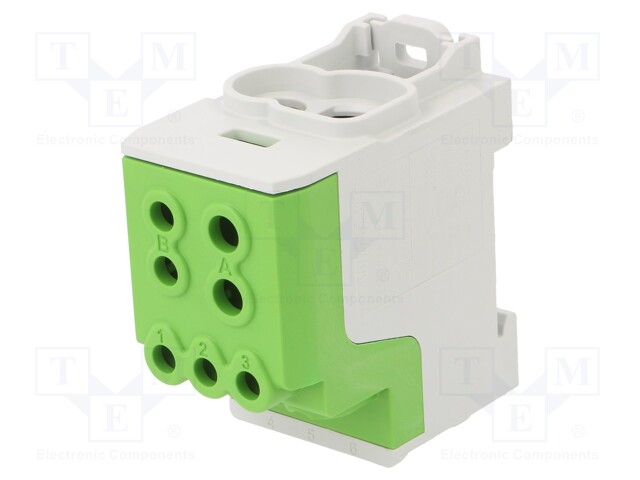 Splice terminal: distribution block; 16mm2,35mm2,70mm2; ways: 1