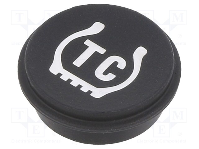 Button; Ø21mm; Pushbutton: round; black; 09