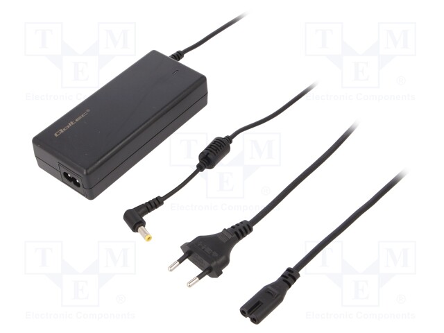 Power supply: switched-mode; 19VDC; 4.9A; Out: 5,5/2,5; 90W