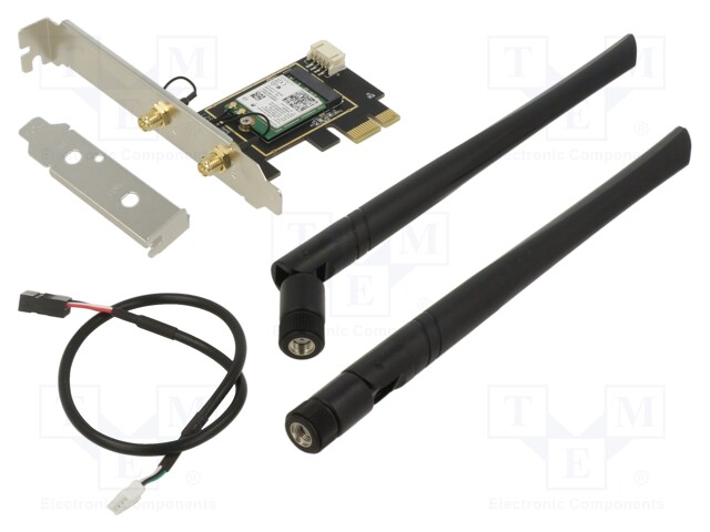 PC extension card: PCIe; USB; Bluetooth 5.2