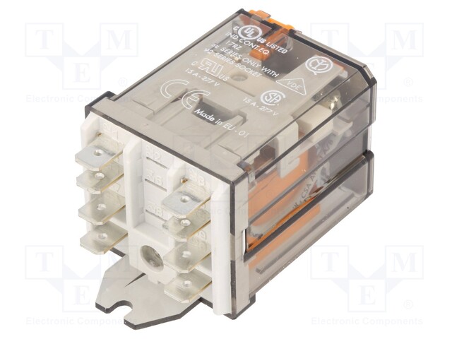 Relay: electromagnetic; DPDT; 230VAC; industrial; Series: 62.82