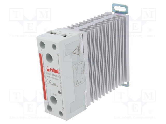 Relay: solid state; Ucntrl: 90÷280VAC; 30A; 24÷530VAC; -30÷80°C