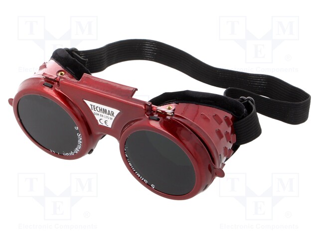 Safety goggles; Lens: welding; Features: adjustable head strap