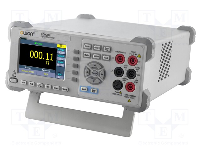 Benchtop multimeter; LCD 4,5" (480x320); Sampling: 65x/s