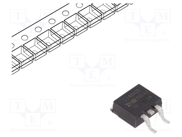 Transistor: N-MOSFET; unipolar; 40V; 120A; Idm: 790A; 230W; D2PAK