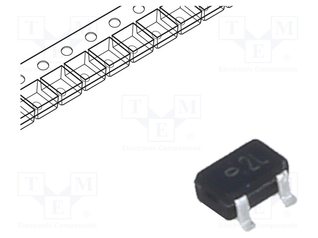 Transistor: PNP; bipolar; 150V; 0.6A; 0.2W; SOT323