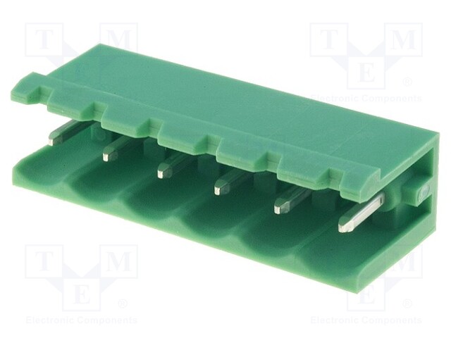 Pluggable terminal block; 5mm; ways: 6; straight; socket; male
