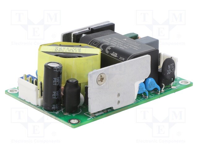 Power supply: switched-mode; 45W; 80÷264VAC; Usup: 120÷370VDC