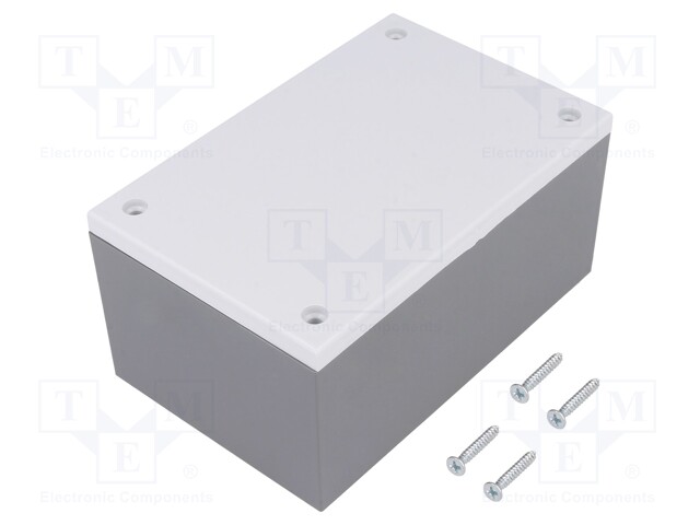 Enclosure: multipurpose; X: 70mm; Y: 110mm; Z: 54mm; CP; ABS; grey