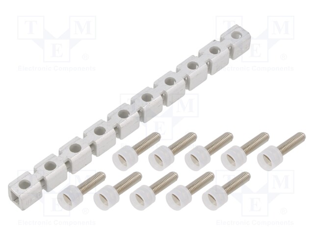 Screw bridge; ways: 10; Width: 12mm