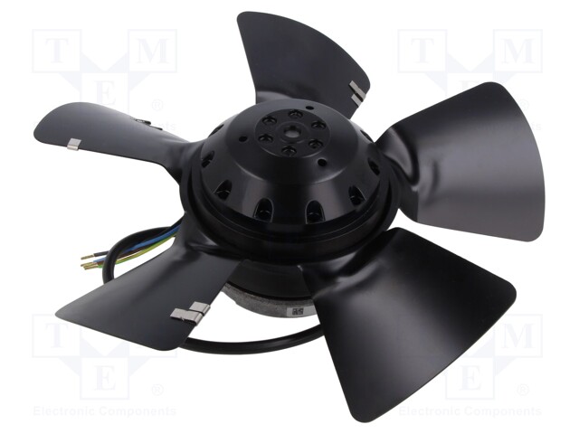 Fan: AC; axial; 230VAC; Ø250x85mm; 1610m3/h; 72dBA; ball; 2550rpm