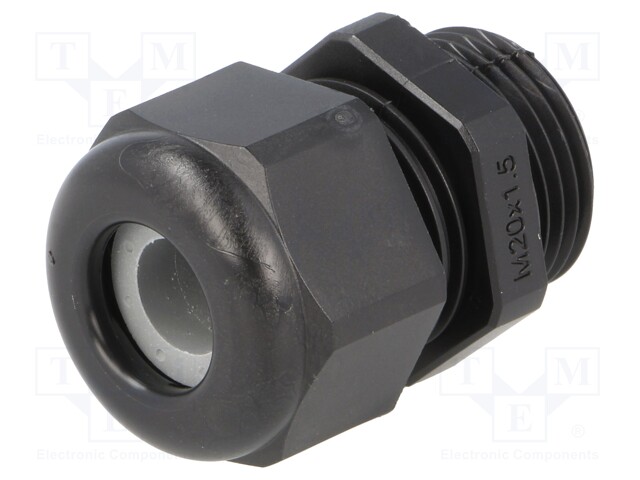 Cable gland; M20; IP68; Mat: polyamide; black; UL94V-0