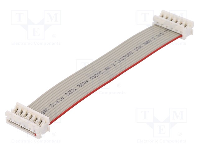 Ribbon cable with connectors; PIN: 12; 1.27mm; PicoFlex; 1.2A