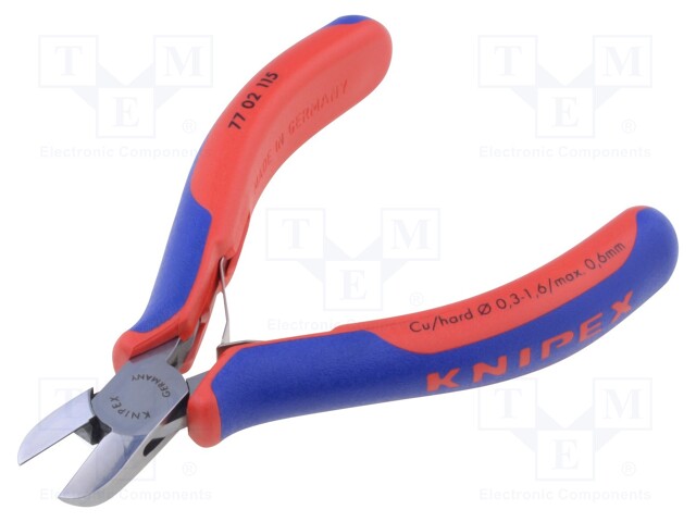 Pliers; side,cutting; Pliers len: 115mm; Cut: with small chamfer