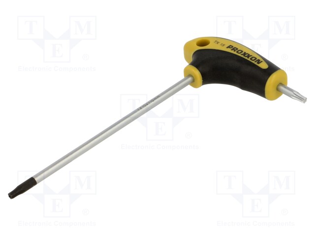 Screwdriver; Torx®; TX15; Blade length: 110mm; Overall len: 140mm