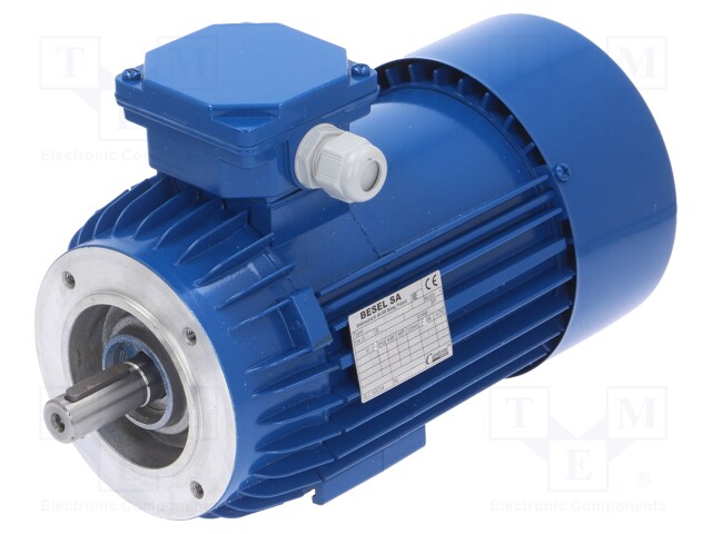 Motor: AC; 3-phase; 1.5kW; 230/400VAC; 2880rpm; 15.2kg; IP54