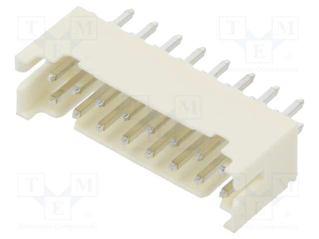 Socket; wire-board; male; 2mm; PIN: 16; THT; 100V; 2A; straight