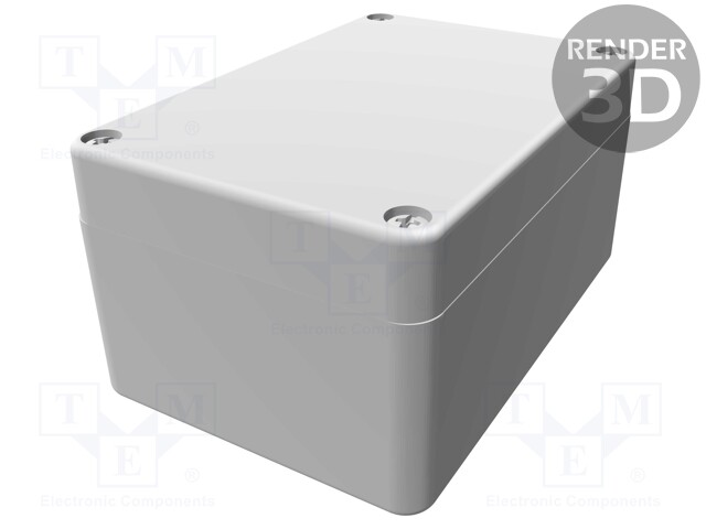 Enclosure: multipurpose; X: 75mm; Y: 110mm; Z: 55mm; 1590ZGRP; grey