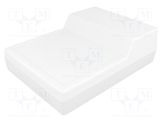 Enclosure: desktop; X: 138mm; Y: 189mm; Z: 59mm; polystyrene; grey