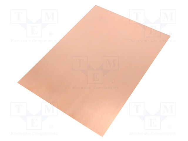 Laminate; FR4; 0.8mm; L: 297mm; W: 210mm; Coating: copper