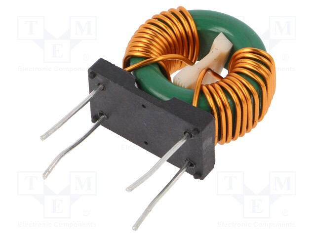 Inductor: wire; THT; 2.2mH; 10A; 10mΩ; 230VAC; 12.7x15mm; -20÷+50%