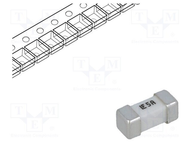 Fuse: fuse; ultra rapid; 5A; 125VAC; SMD; ceramic; Case: 2410; 453