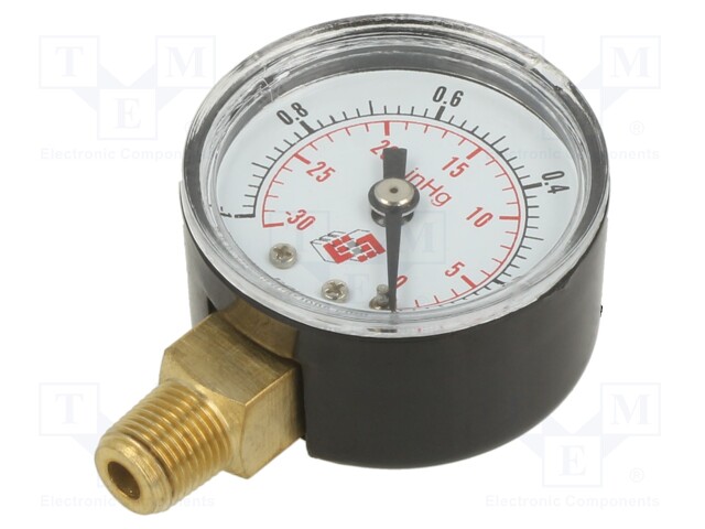 Manometer; max.-1bar; non-aggressive liquids,inert gases; 40mm