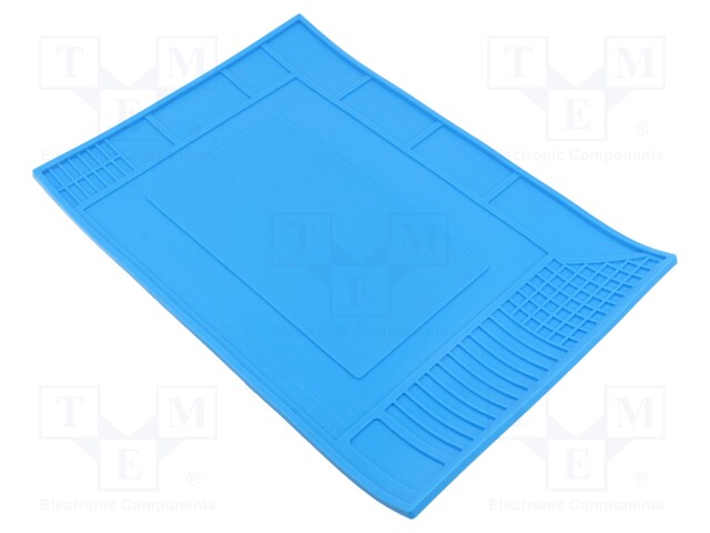 Soldering mat; 297x210mm; silicone; Resistance to: temperature